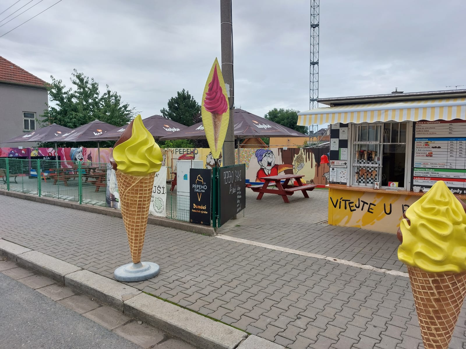 Stánek se zahradkou